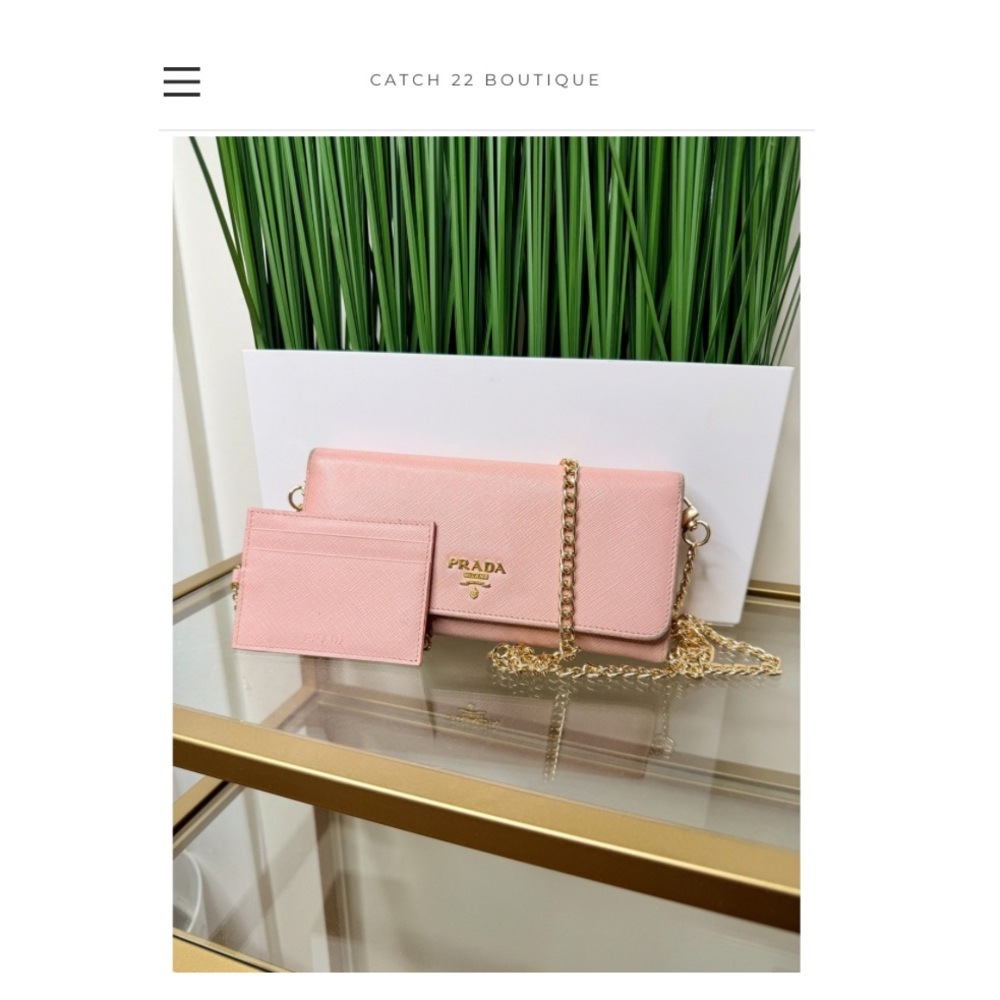 Prada Light Pink Saffiano Leather WOC - Picture 2 of 14